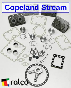breakdown spare parts photo from Copeland Stream compressor