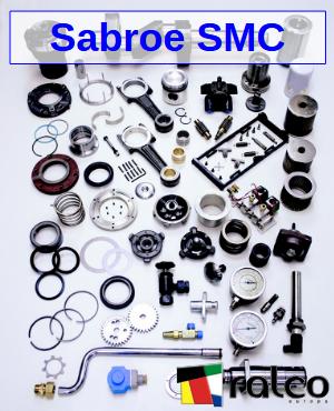 breakdown spare parts photo from Sabroe SMC compressor